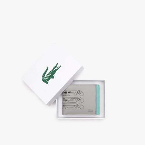 라코스테 Lacoste Menu2019s Contrast Lining Folding Wallet