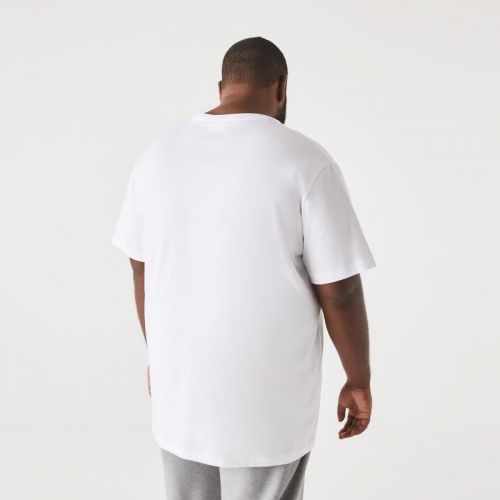 라코스테 Lacoste Mens Crew Neck XL Cotton Jersey T-Shirt