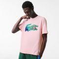 Lacoste Mens Relaxed Fit Oversized Crocodile T-Shirt