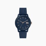 Lacoste Womens L.12.12 Navy Silicone Petit Pique Strap Watch