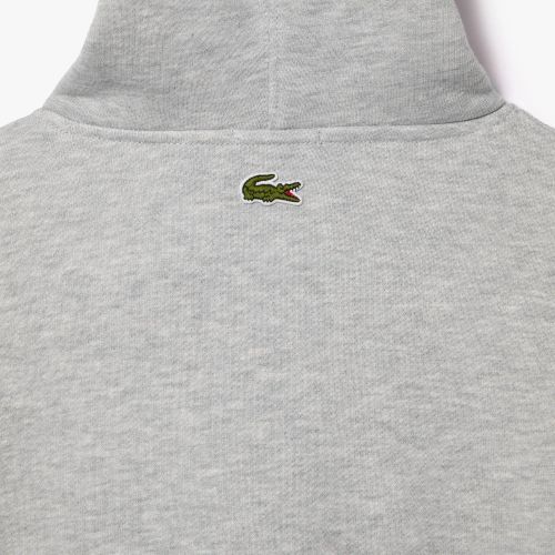 라코스테 Lacoste Unisex Loose Fit Hooded Organic Cotton Sweatshirt