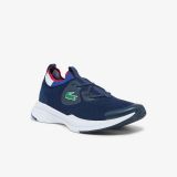 Lacoste Womens Run Spin Knit Textile Sneakers