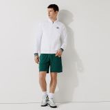 Lacoste Menu2019s SPORT Houndstooth Patterned Breathable Shorts