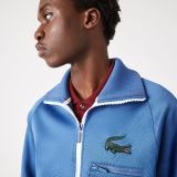Lacoste Mens Crocodile Stand-Up Collar Zippered Jacket