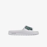 Lacoste Mens Croco 2.0 Synthetic Slides