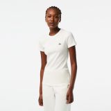 Lacoste Womenu2019s Slim Fit Organic Cotton T-Shirt
