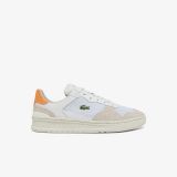 Lacoste Womens Perf-Shot Suede and Textile Sneakers
