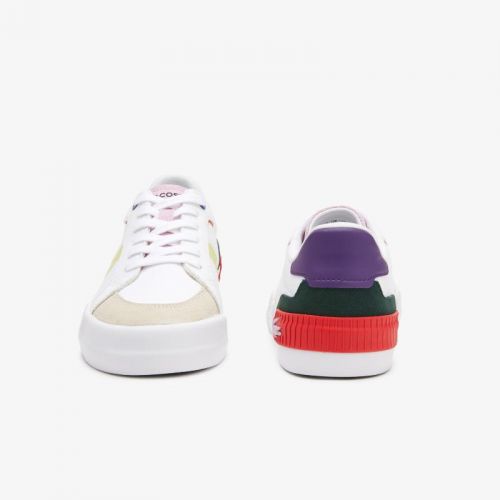 라코스테 Womens Lacoste L004 Textile Color-Pop Sneakers