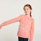 Lacoste Kids’ Crocodile Print Fleece Sweatshirt