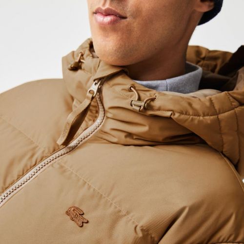라코스테 Lacoste Mens Quilted Water-Repellent Jacket