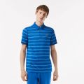 Lacoste Menu2019s Golf Recycled Polyester Stripe Polo