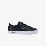 Lacoste Womens Powercourt Leather Detailed Sneakers
