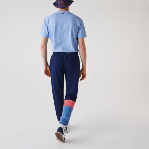 라코스테 Lacoste Menu2019s Color-Block Fleece Trackpants
