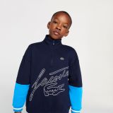 Lacoste Boys’ Zip Colorblock Sweatshirt