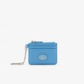 Lacoste Womens Snap Hook Grained Leather Card Holder