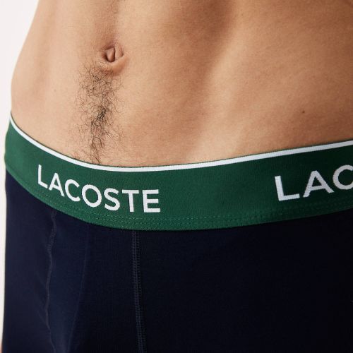 라코스테 Lacoste Menu2019s Long Cotton Boxer Brief 3-Pack