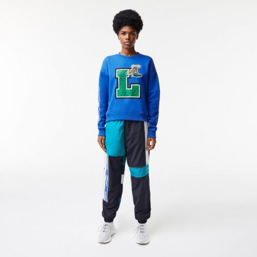 라코스테 Lacoste Womens Oversized Print And Branded Sweatshirt