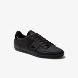 Lacoste Mens Chaymon Perforated Leather Sneakers