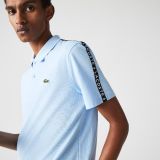 Mens Lacoste Lettered Band Ultra-Lightweight Cotton Polo
