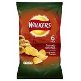 Walkers Crisps 6 Pack (Tomato Ketchup)