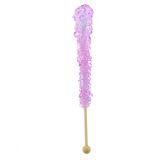 Candy Envy 24 LAVENDER ROCK CANDY STICKS - EXTRA LARGE - ORIGINAL FLAVOR - INDIVIDUALLY WRAPPED ROCK CANDY ON A STICK - FREE HOW TO BUILD A CANDY BUFFET GUIDE INCLUDED
