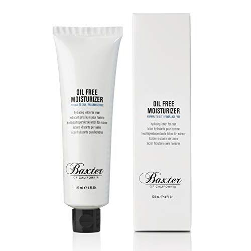  Baxter of California Oil Free Face Moisturizer for Men | Lightweight | Fragrance Free | All Skin Types | 4.0 Fl Oz