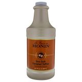 Monin - Sea Salt Caramel Toffee, Rich & Buttery Flavor with Creamy Caramel Notes, Great for Coffee, Milkshakes, & Dessert Cocktails (64 oz)
