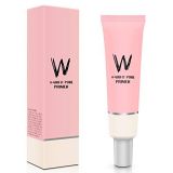 Mianyang Pore Primer Face Makeup Base, Pink Isolation Cream Invisible Pore, Big Cover Acne Marks, Smooth Skin, Oil Control Moisturizing Essence Concealer Foundation-35g (35g)
