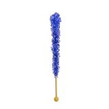 Candy Envy 36 NAVY BLUE ROCK CANDY STICKS - EXTRA LARGE - ORIGINAL FLAVOR - INDIVIDUALLY WRAPPED ROCK CANDY ON A STICK - FREE HOW TO BUILD A CANDY BUFFET GUIDE INCLUDED