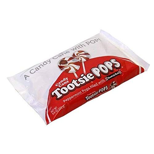  Tootsie Roll Peppermint Candy Cane Tootsie Pops (Pack of 2)