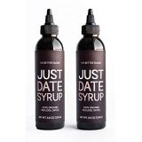 Just Date Syrup: Award-Winning Organic Date Syrup I Two 8.8 OZ Squeeze Bottles I Low-Glycemic, Vegan, Paleo | 1 Ingredient : 100% California Medjool Dates
