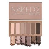 Urban Decay Naked2 Basics Eyeshadow Palette, 6 Taupe & Brown Matte Neutral Shades - Ultra-Blendable, Rich Colors with Velvety Texture - Makeup Set Includes Mirror & Full-Size Pans