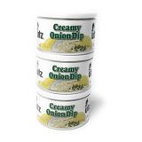 Utz Creamy Onion Dip 8.5 oz. Can (3 Cans)