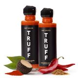 TRUFF Hot Sauce 2-Pack Bundle, Gourmet Hot Sauce Set, Black Truffle and Chili Peppers, Gift Idea for the Hot Sauce Fans, An Ultra Unique Flavor Experience (Black/Black, 6 oz, 2 cou