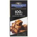 Ghirardelli 100% Cacao Unsweetened Chocolate Baking Bar Case Pack