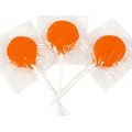 Orange Colored and Orange Flavored Hard Candy Lollipops - Oh! Nuts (1 LB bag)