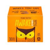 AWAKE Caffeinated Chocolate Energy Bites, Peanut Butter, 30Count