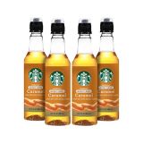 Starbucks Naturally Flavored Coffee Syrup, Caramel, Pack of 4