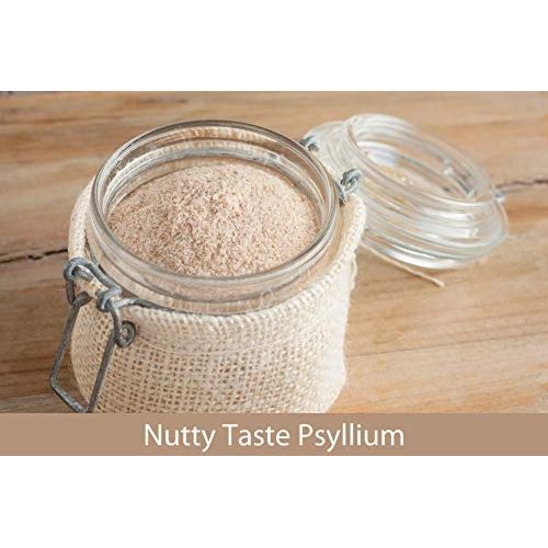  Psyllium Husk Powder for Fiber Supplement and Keto Fiber (12 oz) by Kate Naturals. USDA Organic Fiber Powder Unflavored, Gluten Free, Non-GMO. Organic Psyllium Husk Powder for Baki