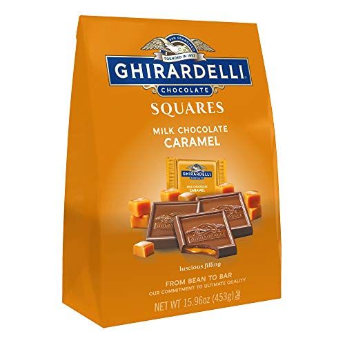  Ghirardelli Milk and Caramel Squares XL Bag, Milk Chocolate Caramel, 15.96 Oz