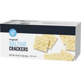 Amazon Brand - Happy Belly Original Saltine Crackers, 16 Ounce