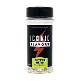 ICON Meals Gluten Free Zero Calorie Seasonings, Meal Prep, Flavor Enhancer, Keto Approved, Real Ingredients, Amazing Taste, Low Carb (Butter Herb)