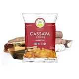 Cassava Chips - Barbecue Chips - Paleo Snacks - Baked Chips - Gluten Free Chips - Vegan Chips - Cassava Flour Chips - Vegan Gluten Free Snacks - ARTISAN TROPIC Cassava Strips - 4.5