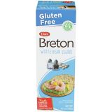 Dare Breton Gluten Free Crackers, White Bean with Salt & Pepper, 4.2 oz Box (Pack of 6)  Healthy Gluten Free Snacks with No Artificial Colors or Flavors  Made with Navy Beans and