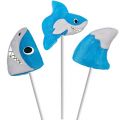 Fruidles Party Fun Shark Lollipops Variety 12 Pack Mixed Fruit Flavor Party Suckers Perfect Shark Party Favors For Your Shark Birthday Party