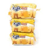 Gery Cheese Crackers Net Wt. 3.5oz (100g) 5 Sachets per Pack, 3 Pack