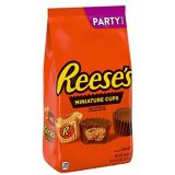 Reeses, Candy, Milk Chocolate Peanut Butter Cup Miniatures Party Bag, 35.6 oz