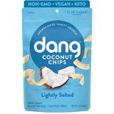 Dang Keto Toasted Coconut Chips | Lightly Salted Unsweetened | 1 Pack | Keto Certified, Vegan, Gluten Free, Paleo Friendly, Non GMO, Healthy Snacks Made with Whole Foods | 3.17 Oz
