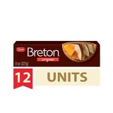 Dare Breton Crackers  Party Snacks with no Artificial Flavors and 0g of Trans Fat per Serving  Original, 8 Oz (Pack of 12)