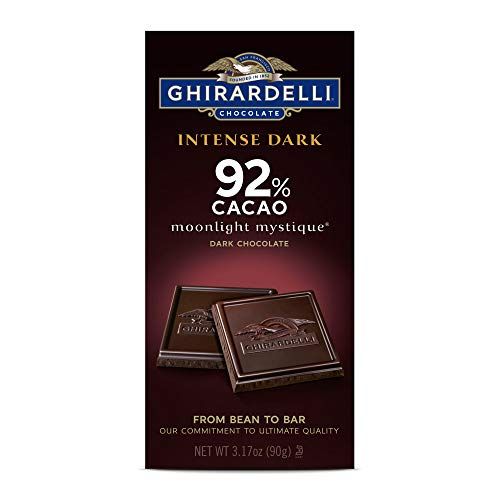  Ghirardelli Intense Dark Chocolate Bar - 92% Cacao  Dark chocolate with fruit-forward and earthy notes  12 bars